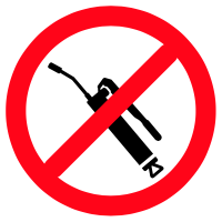 Do Not Use a Lever Type Grease Gun